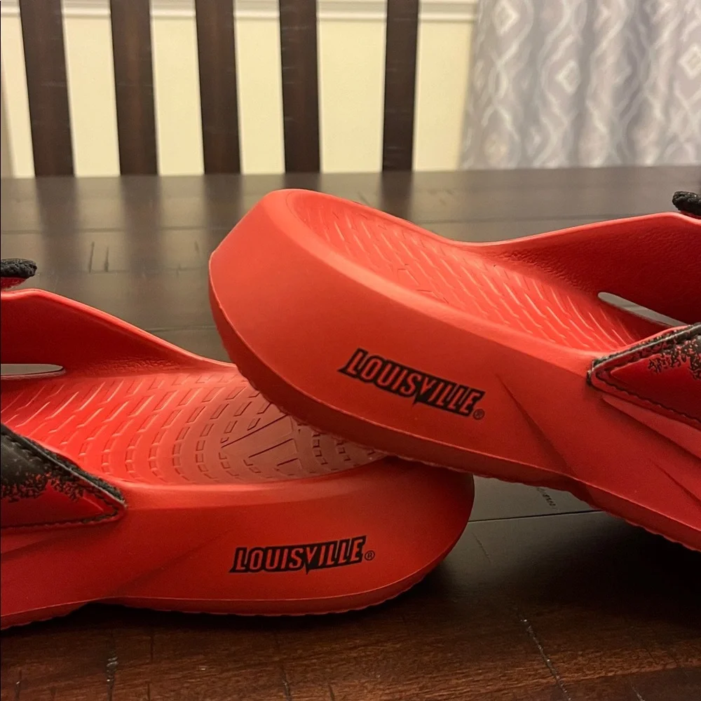 Adidas Lightblaze Louisville Cardinals Slides Sandals Shoes IH7116 Mens Size 10
